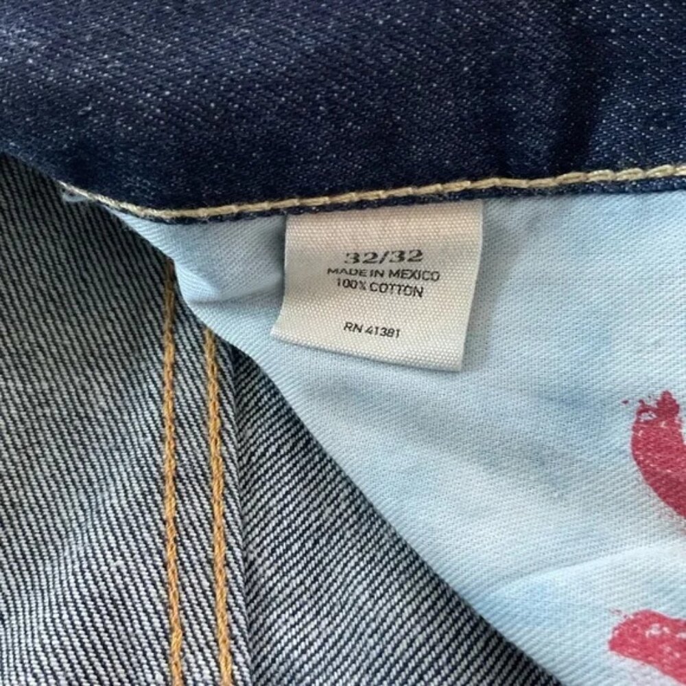 32x32 Polo Ralph Lauren Vintage 67 Denim Jeans Size Men’s Blue Straight Leg - Picture 6 of 11